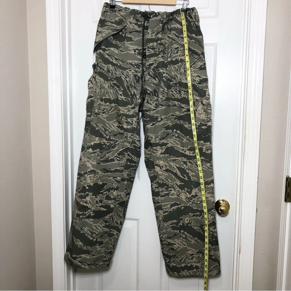 US Air Force Goretex Water Wind Proof Digital Tiger Stripe Camouflage Trousers L